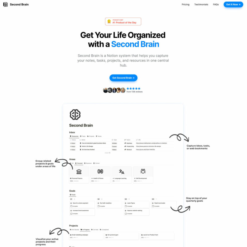 Second Brain for Notion